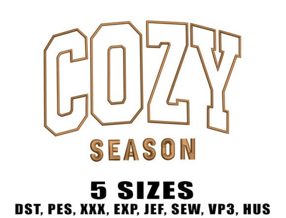 Cozy Season Floral Embroidery Designs