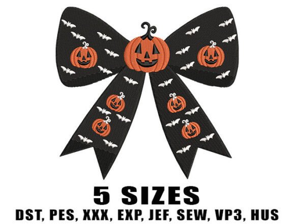 Pumpkin Party Embroidery Design